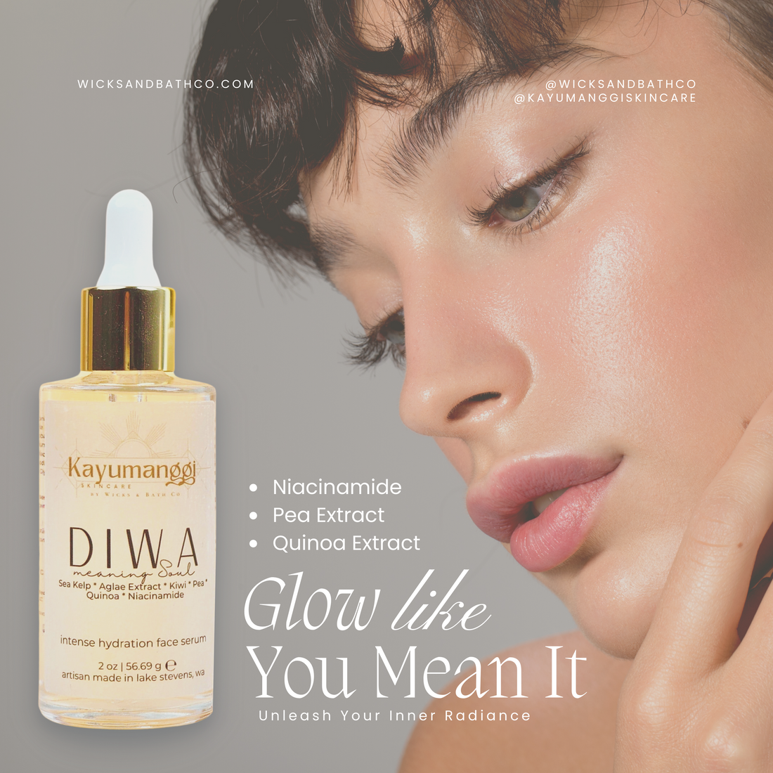Dive into Radiance with DIWA Intense Hydration Face Serum: A Blend of Blue and Green Beauty