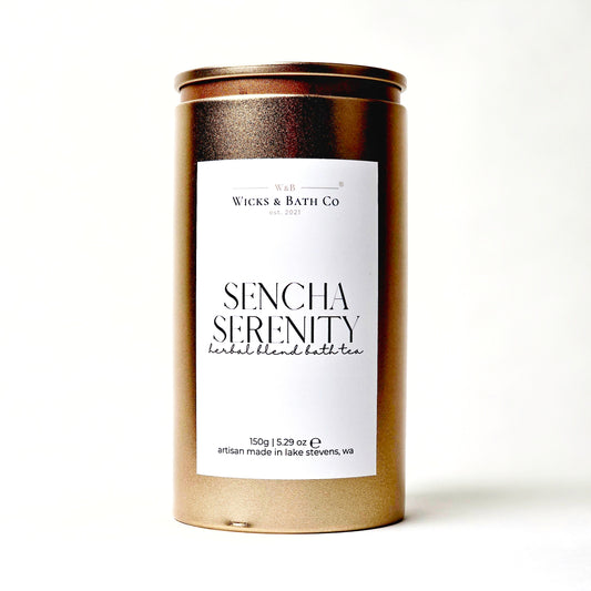 SENCHA SERENITY Herbal Blend Bath Tea - Wicks and Bath Co.