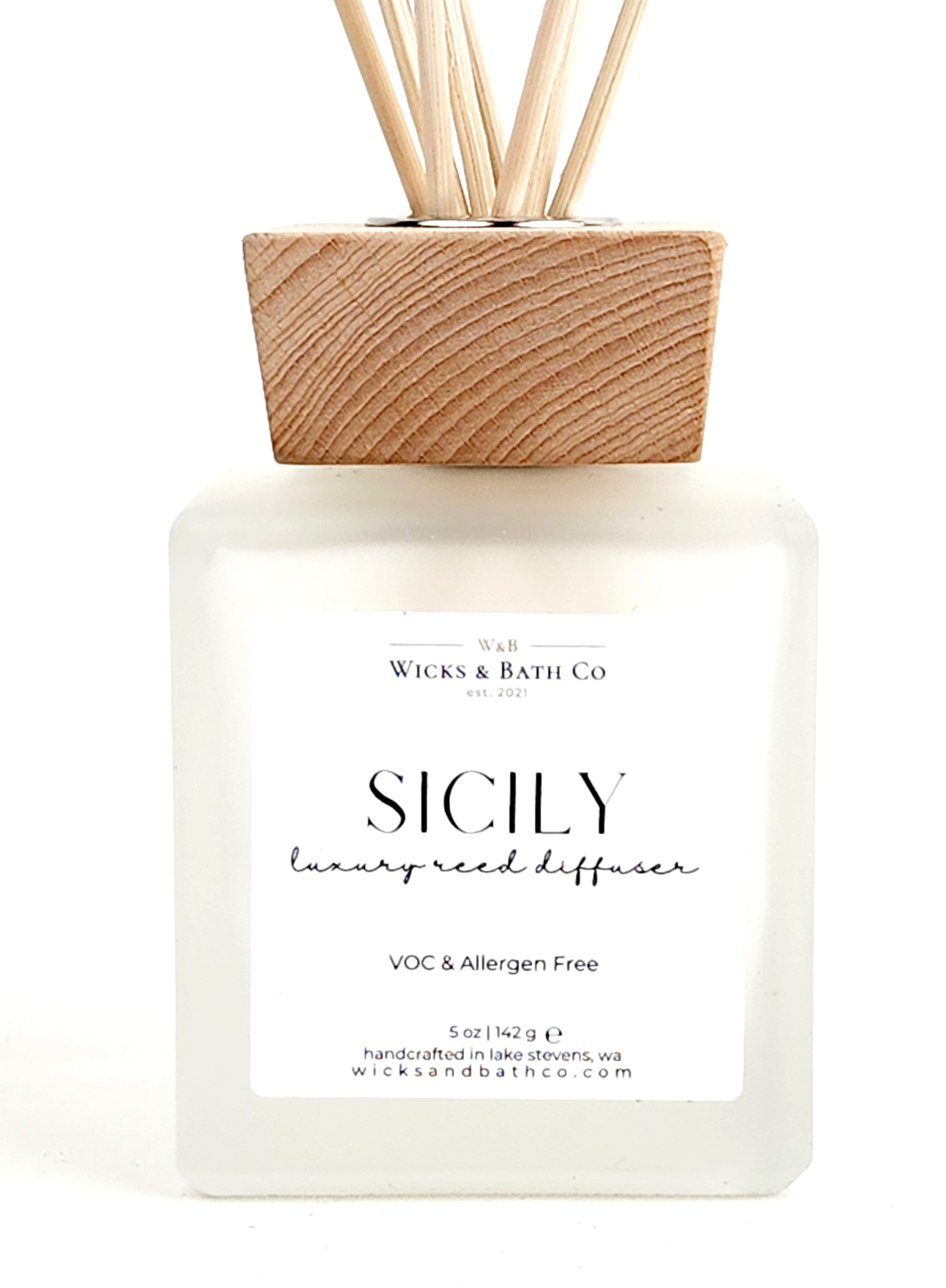 SICILY (REED DIFFUSER) - Wicks and Bath Co.