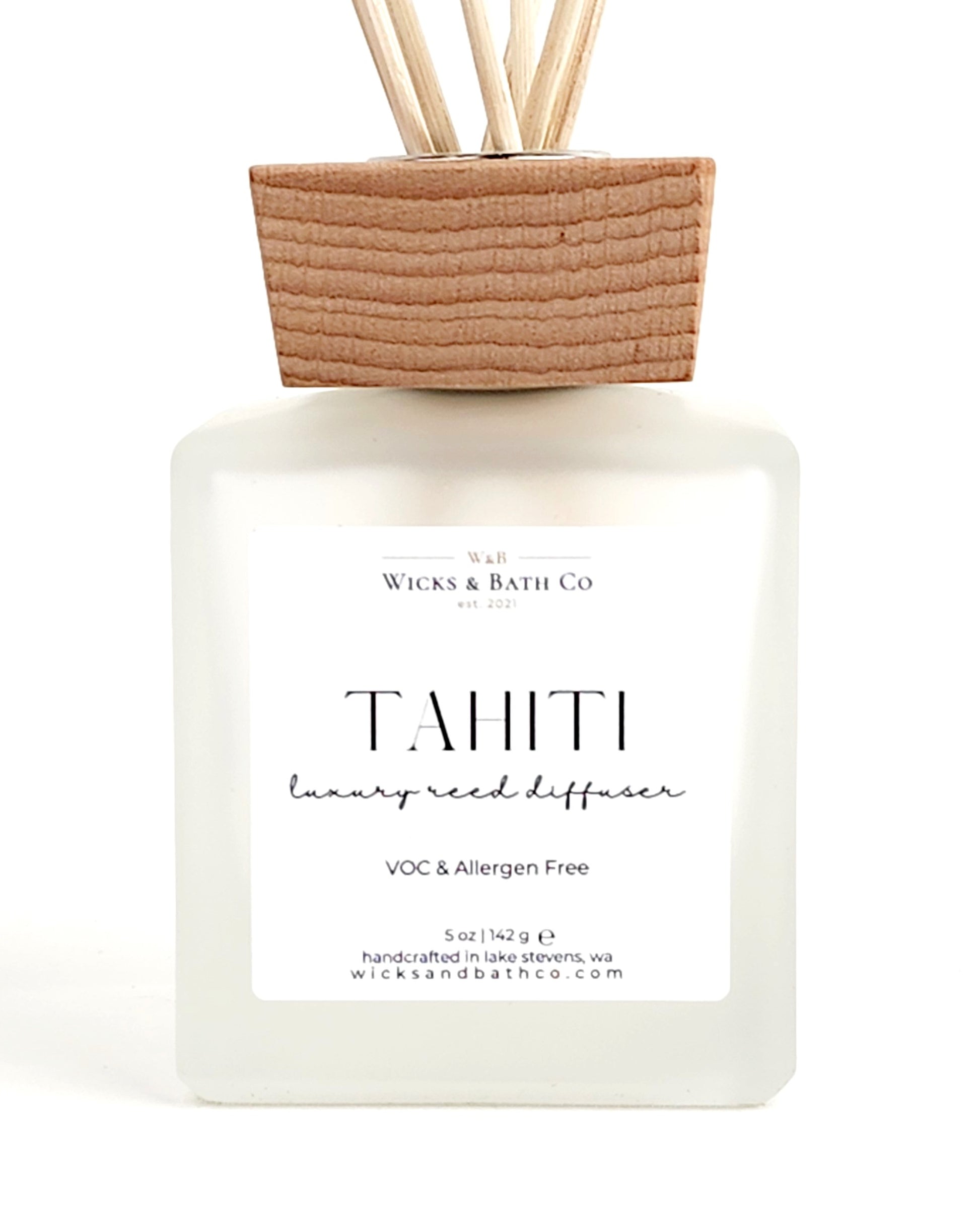 TAHITI (REED DIFFUSER) - Wicks and Bath Co.