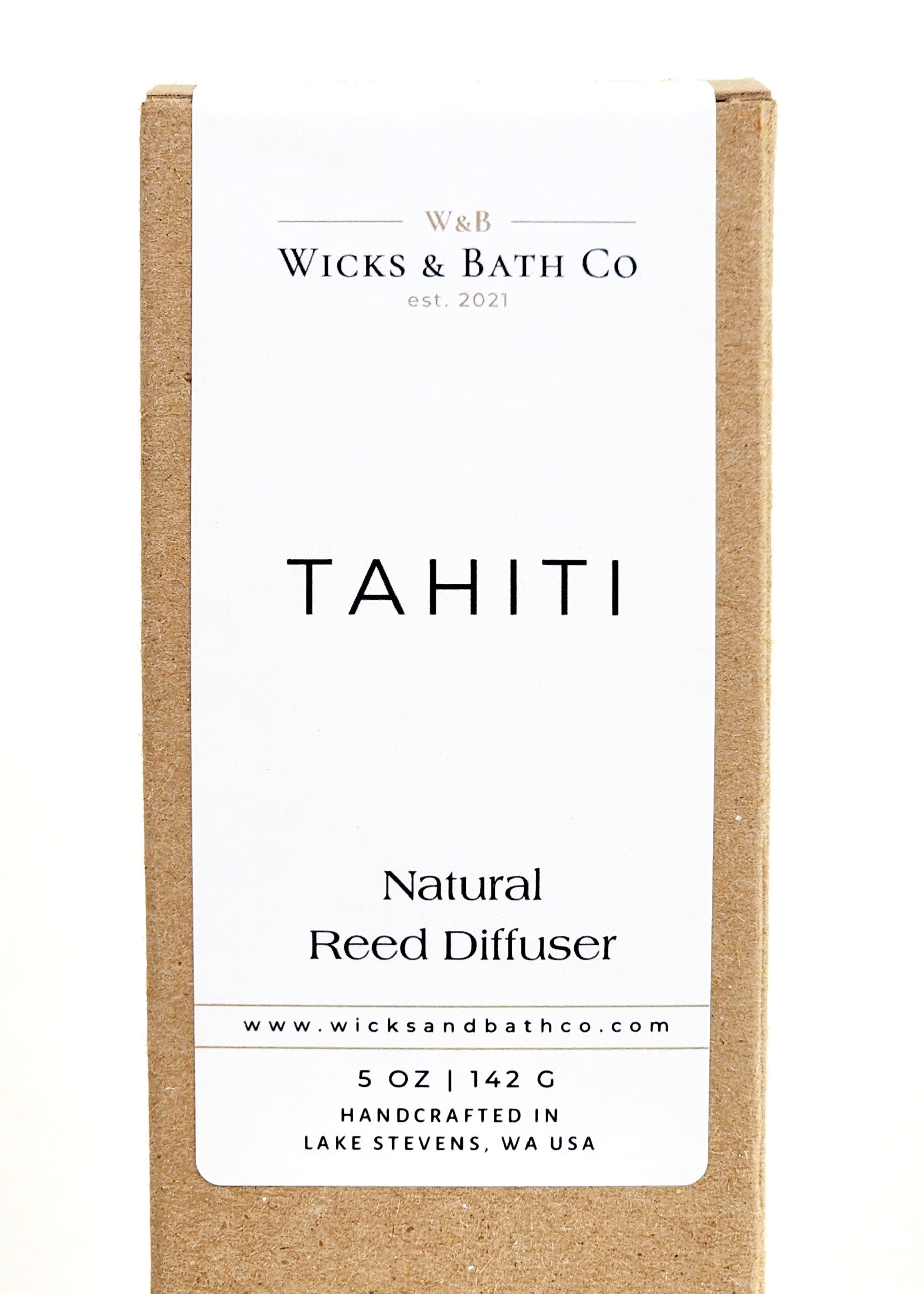 TAHITI (REED DIFFUSER) - Wicks and Bath Co.