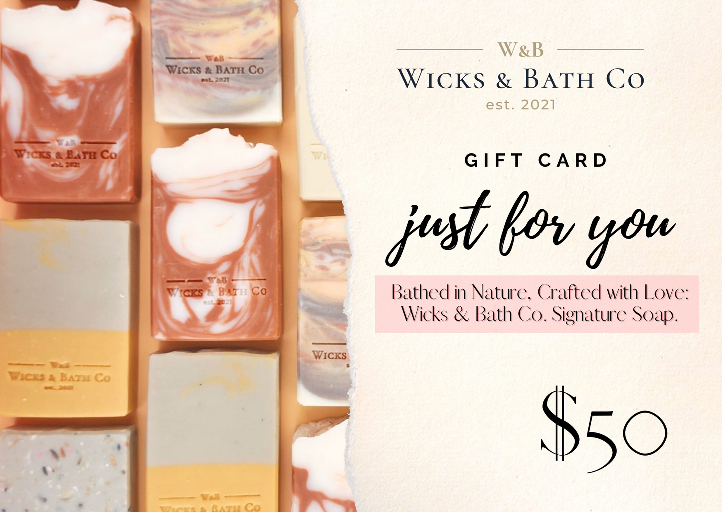 Wicks & Bath Co. Gift Cards - Wicks and Bath Co.