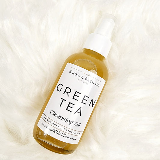 GREEN TEA Cleansing Oil - Wicks and Bath Co.